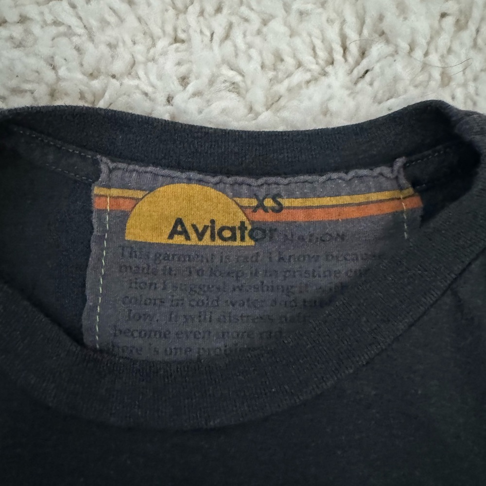 aviator nation shirt pink lightning